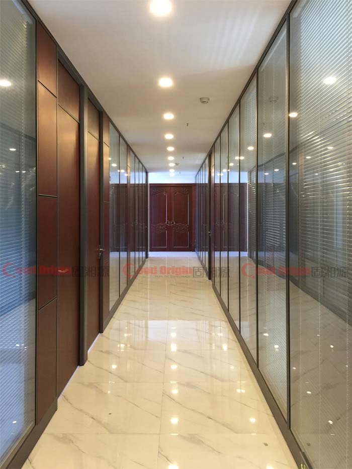 固湘源隔墻案例：麓谷辦公室-施工結束