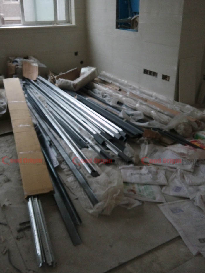 固湘源隔墻案例-麓谷益程醫療-施工期