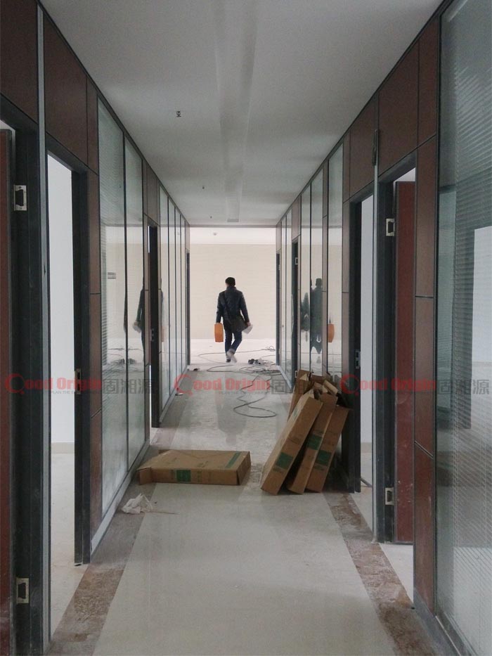 固湘源隔墻案例-麓谷益程醫療-施工結束